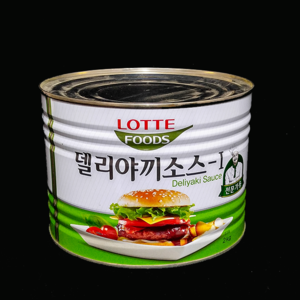 롯데 델리야끼소스(데리야끼소스/햄버거소스) 2kg-배송지연가능상품