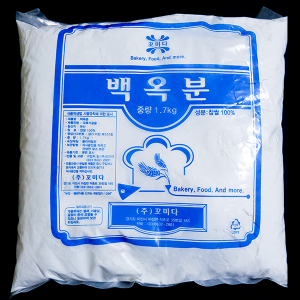 홈베이킹 떡재료 백옥분 1.7kg(국산습식찹쌀가루)-배송지연가능상품