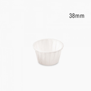 팬없이오븐사용가능케이킹컵 머핀컵 페트컵(백색)38mm_100입
